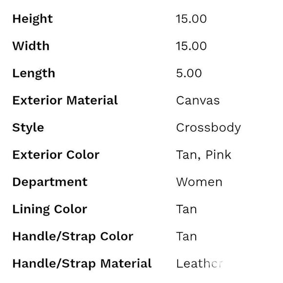 Coach authentic bag tan/pink - Picture 8 of 8